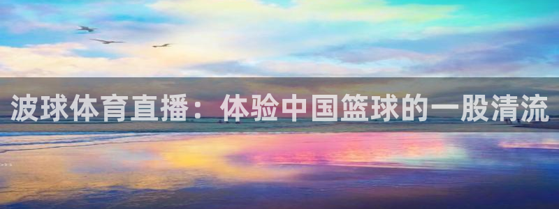 龙门直播app足球直播下载手机版：波球体育直播：体验中国篮球的一股清流